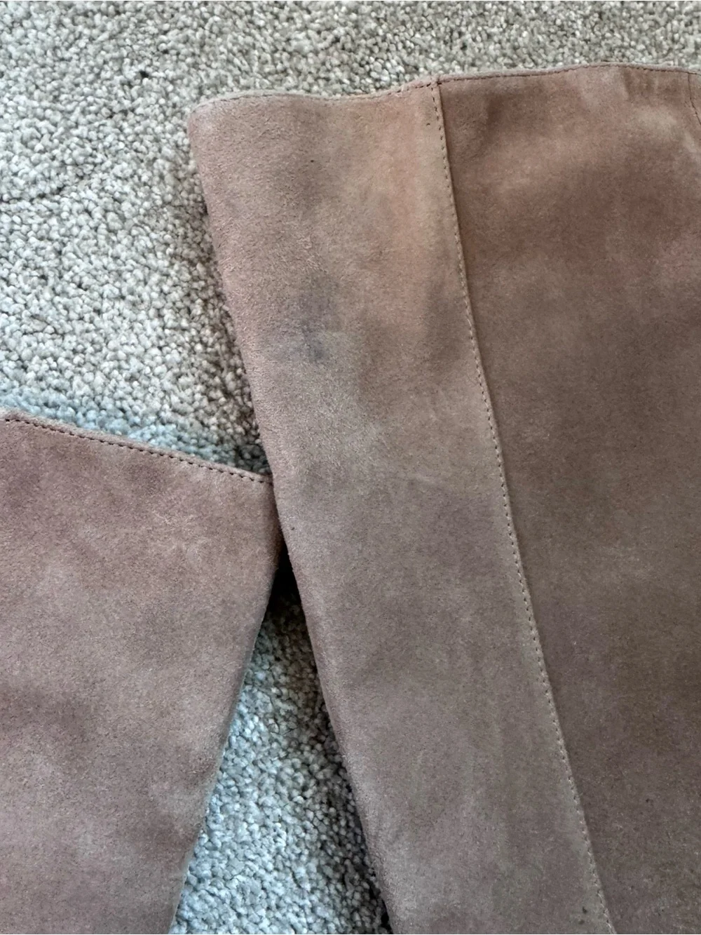 Alex Marie prizelle Tall Suede Boots in light brown tan piazza taupe 7 EUC